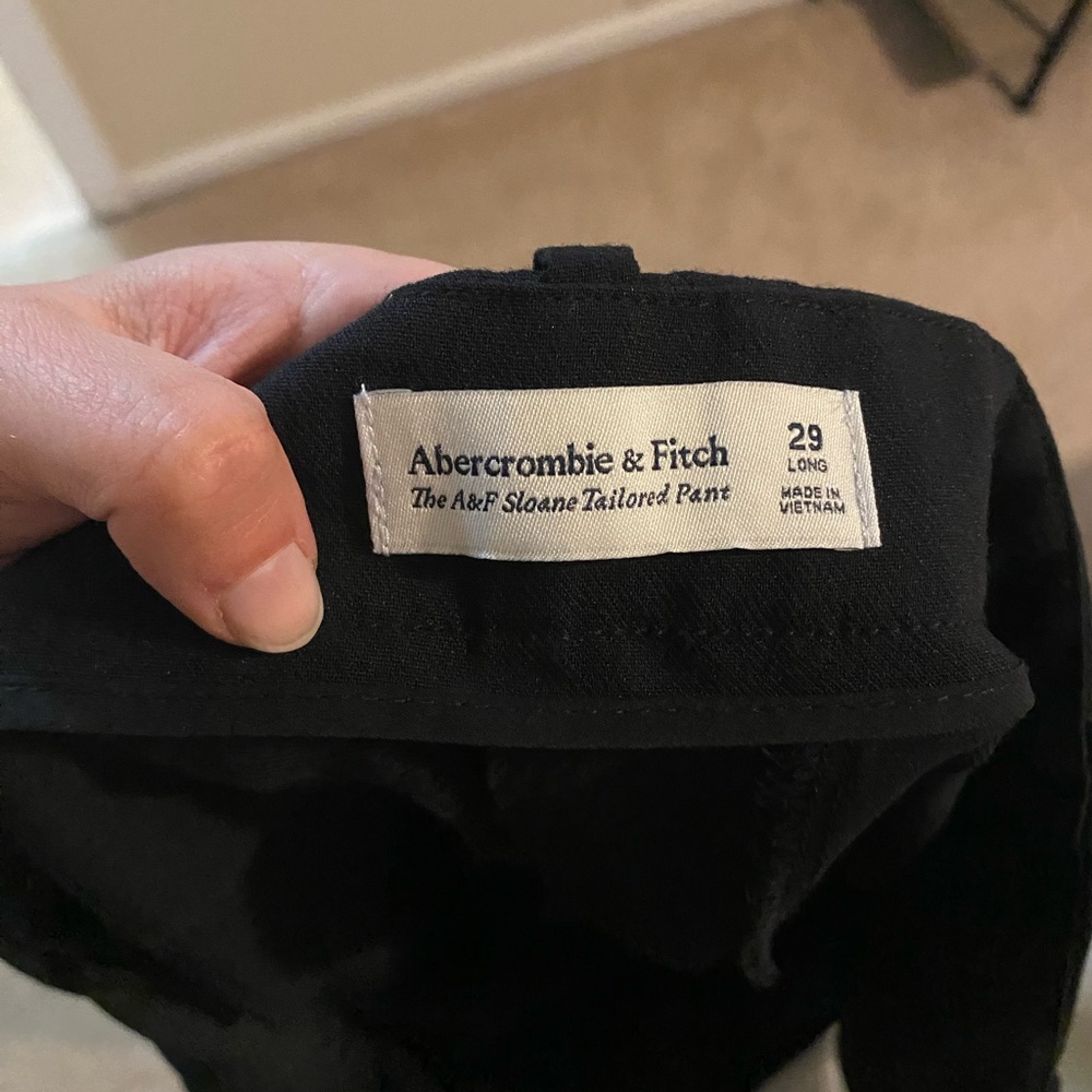 A&F Sloane Tailored Wide Leg Pant - Picture 7 of 7